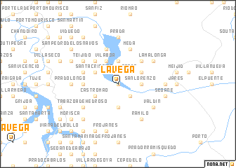 map of La Vega