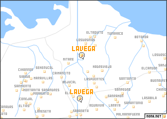 map of La Vega