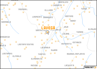 map of La Vega