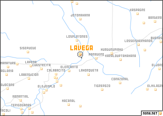 map of La Vega