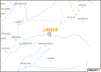 map of La Vega