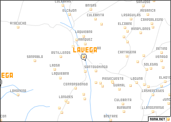 map of La Vega