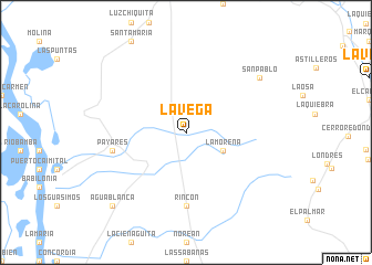 map of La Vega