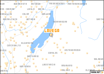 map of La Vega