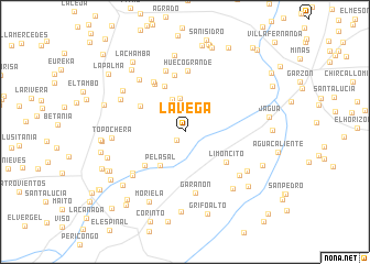 map of La Vega