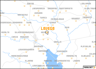 map of La Vega