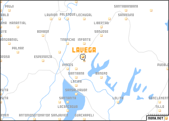 map of La Vega