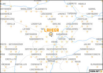 map of La Vega