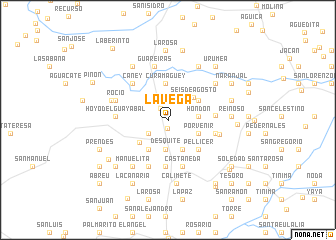 map of La Vega