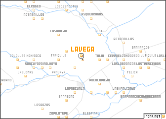 map of La Vega