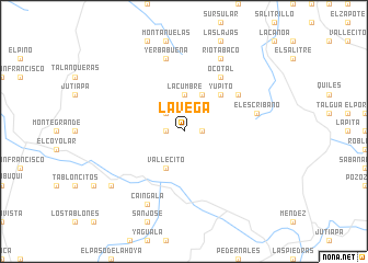 map of La Vega