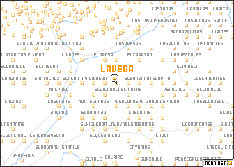 map of La Vega