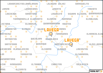 map of La Vega