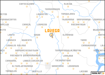 map of La Vega