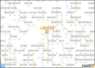 map of La Vega