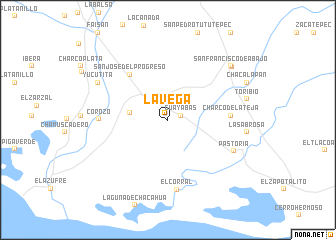 map of La Vega
