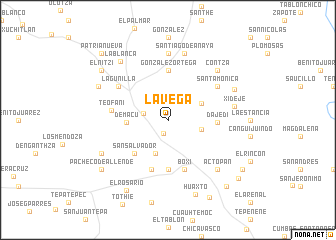 map of La Vega