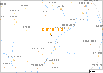 map of La Veguilla