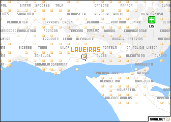 map of Laveiras