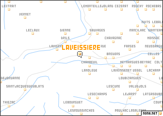map of Laveissière