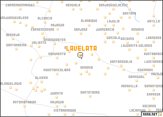 map of La Velata