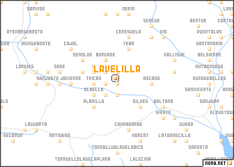 map of Lavelilla