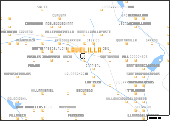 map of La Velilla