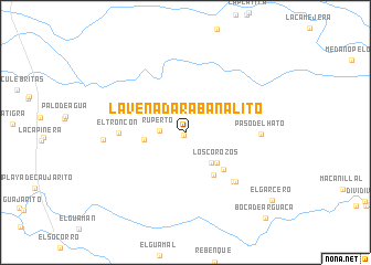 map of La Venada Rabanalito