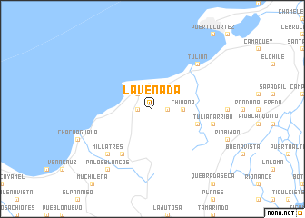 map of La Venada