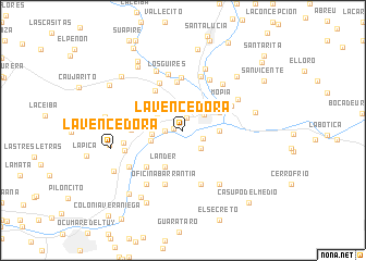 map of La Vencedora