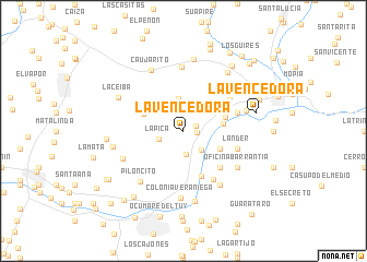 map of La Vencedora