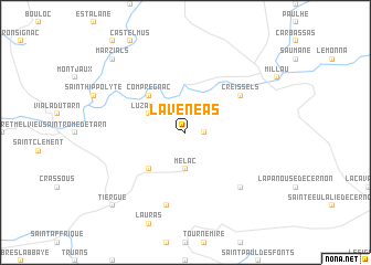 map of Laveneas