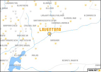 map of La Ventana