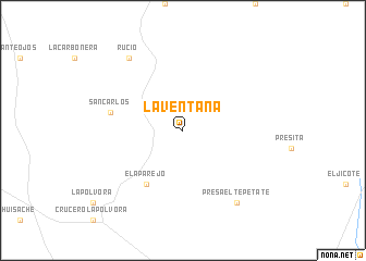 map of La Ventana