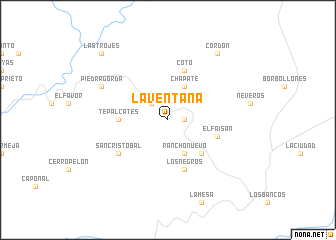 map of La Ventana