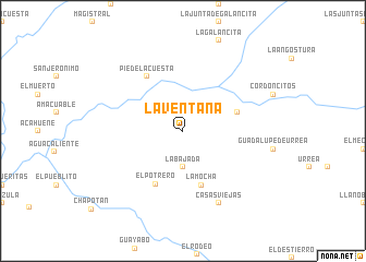map of La Ventana