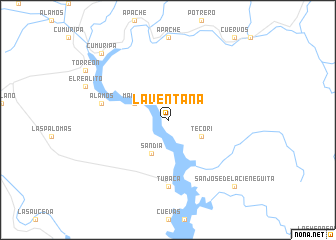 map of La Ventana