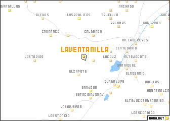 map of La Ventanilla