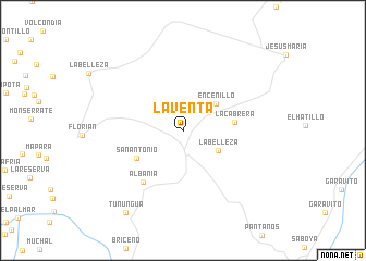 map of La Venta