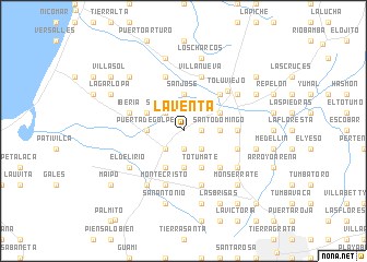 map of La Venta