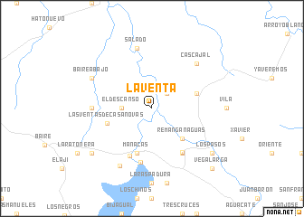 map of La Venta