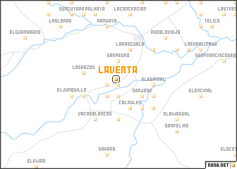 map of La Venta