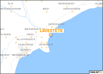 map of La Venteta