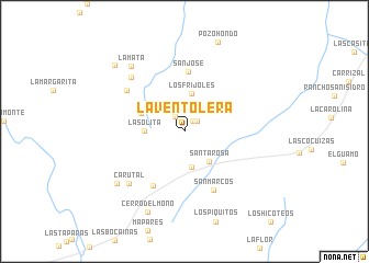 map of La Ventolera