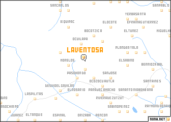 map of La Ventosa