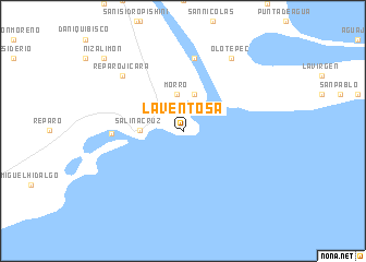 map of La Ventosa