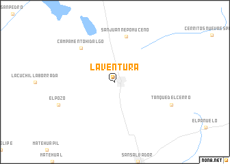 map of La Ventura