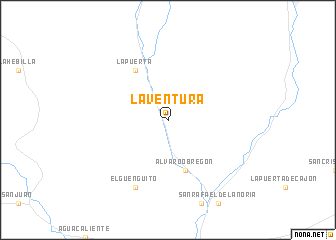 map of La Ventura