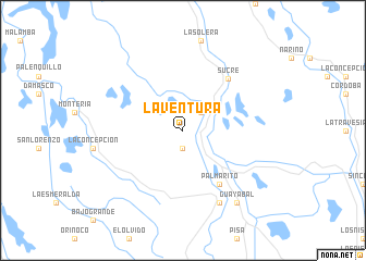 map of La Ventura