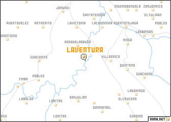 map of La Ventura